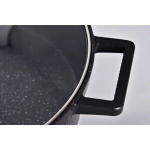 سرویس قابلمه 8 پارچه یونیک مدل دیاموند مشکی UN-8500